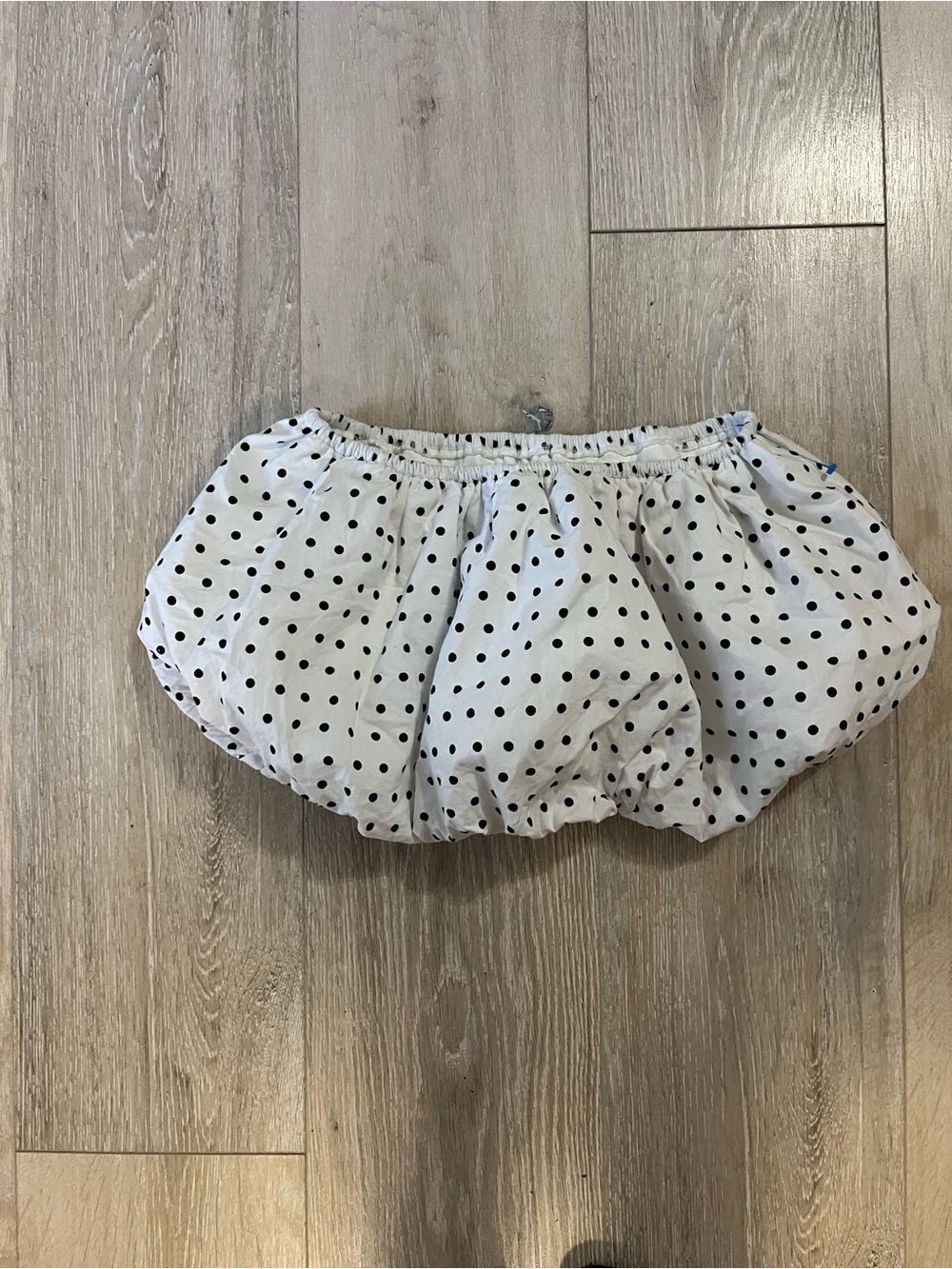 Peppermayo White and Black Polka Dot Bubble Skort size xs/2